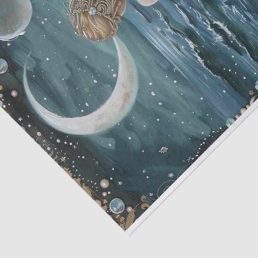 月明かりのデコページによるマーメイドティッシュペーパー 薄葉紙 (詳細)