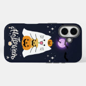 月明かりのハロウィンキャット - スプーキーで可愛い夜 Case-Mate iPhoneケース (裏面 (横))