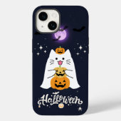 月明かりのハロウィンキャット - スプーキーで甘い夜 Case-Mate iPhoneケース (裏面)