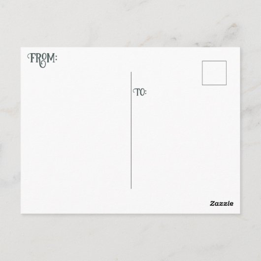 「月明かりのヒゲ」 ポストカード (裏面)