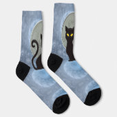 月明かりのヒゲ：猫に親しむ ソックス (右)