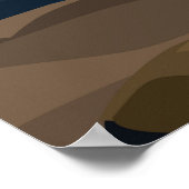 月明かりのビーチ ポスター (角)