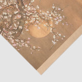 月明かりのピンクと白の梅の花Shizan 薄葉紙 (詳細)