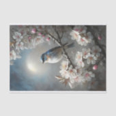 月明かりのブルーバードデコップページ 薄葉紙 (正面)