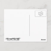 月明かりのポストカードでお茶 ポストカード (裏面)