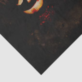 月明かりの下でのハロウィーンカボチャ 薄葉紙 (詳細)