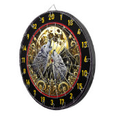 月明かりの下でオオカミは、力と平和をもたらす ダーツボード (正面右)