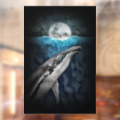 月明かりの下でクジラ ウィンドウサイン (シート2)