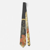 月明かりの下でフクロウ ネクタイ (正面)