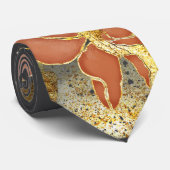 月明かりの下でフクロウ ネクタイ (ロール)