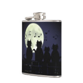 月明かりの下で動く フラスク (左)