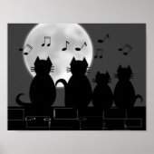 月明かりの下で動く ポスター (正面)