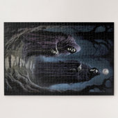 月明かりの下で寒気が淡い色のする ジグソーパズル (横)