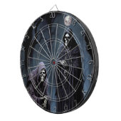 月明かりの下で寒気が淡い色のする ダーツボード (正面右)