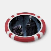 月明かりの下で寒気が淡い色のする ポーカーチップ (シングル)