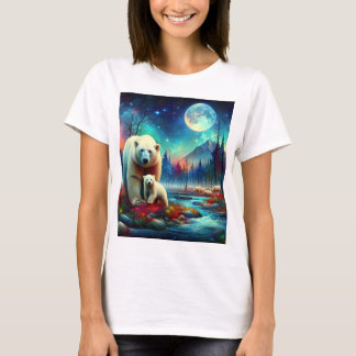 月明かりの下で極の優雅さ Tシャツ