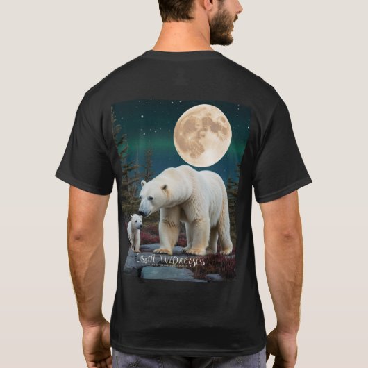 月明かりの下で極の優雅さ Tシャツ (裏面)