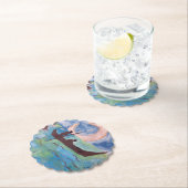 月明かりの下で航海 ペーパーコースター (インサイチュ)