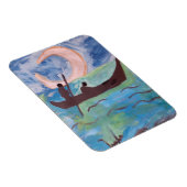 月明かりの下で航海 マグネット (右側)