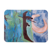 月明かりの下で航海 マグネット (横)