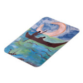 月明かりの下で航海 マグネット (左側)