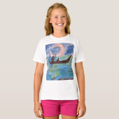 月明かりの下で航海 Tシャツ (正面フル)