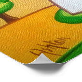 月明かりの下の木 ポスター (角)