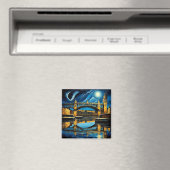 月明かりの下の橋2 マグネット (インサイチュ (食洗機))