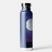 月明かりの下の猫 ウォーターボトル (右面)