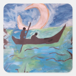 月明かりの下を航行する スクエアシール