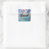 月明かりの下を航行する スクエアシール (バッグ)