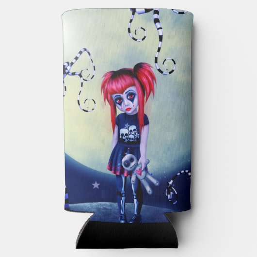 月明かりの不整合 スリム缶クーラー (裏面)