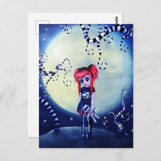 月明かりの不整合 ポストカード (正面/裏面)