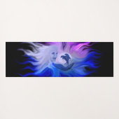 月明かりの中でイルカを飼っている人 ヨガマット (裏面(横))