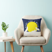 月明かりの中でオオカミ狼オオカミみたいに吠えろ!クッション クッション (椅子)