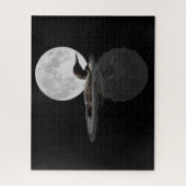 月明かりの中でルーンが泳ぐジグソーパズル ジグソーパズル (縦)