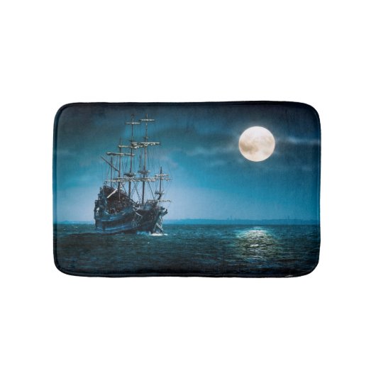 月明かりの中で出荷 バスマット (正面)