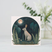 月明かりの中で幸せなウサギ (スタンド正面)