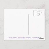 月明かりの中で烏 ポストカード (裏面)