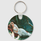 月明かりの中で眠るティターニア – シモンズ・アート キーホルダー (裏面)