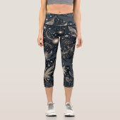 月明かりの中で蝶 カプリレギンス (正面)