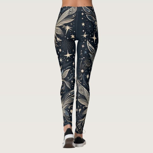 月明かりの中で蝶 レギンス (裏面)