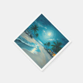 月明かりの中で過ごす スタンダードカクテルナプキン (角)