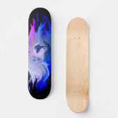 月明かりの中のイルカ スケートボード (正面)