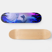 月明かりの中のイルカ スケートボード (横)