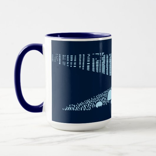 月明かりの中のキノコ マグカップ (左)