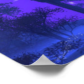 月明かりの中のダイアナの神殿 ポスター (角)