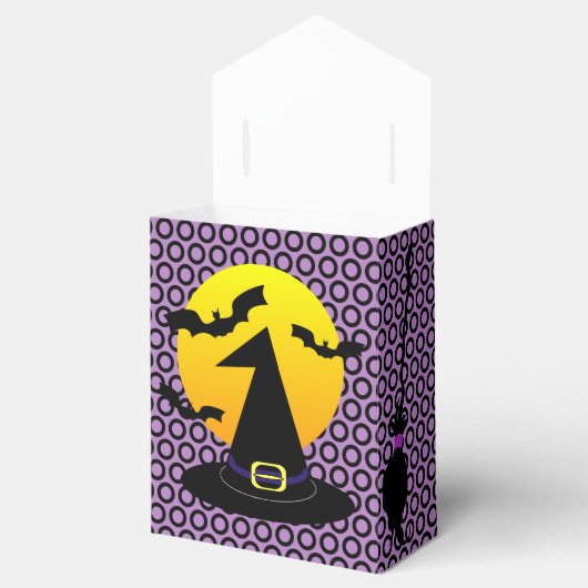 月明かりの中のハロウィーンの帽子 フェイバーボックス (オープン)