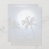 月明かりの中のヤシの木 (正面/裏面)