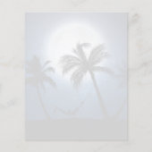 月明かりの中のヤシの木 (裏面)